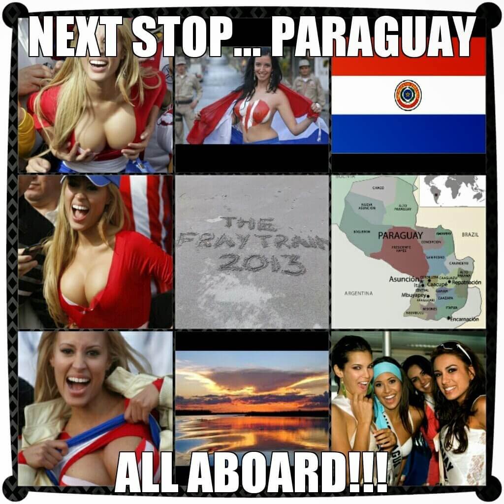 Destination Paraguay allaboardthefraytrain