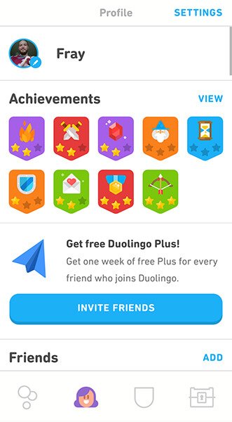 Duolingo language learning app Allaboardthefraytrain
